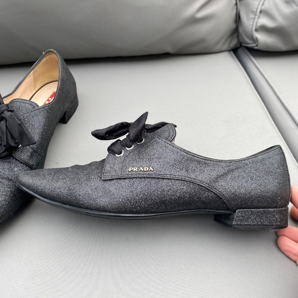 Prada woman’s glitter shoe 3E5507 size 40 - Picture 2 of 4